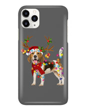 Load image into Gallery viewer, Beagle Gorgeous Reindeer Xmas Lights Gift For Dog Lovers Phone case