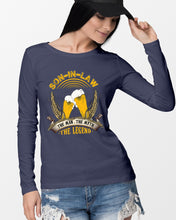 Load image into Gallery viewer, Beer Day Funny Gift For Son-In-Law The Man The Myth The Legend Unisex Long Sleeve