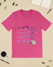 Load image into Gallery viewer, Butterflies When I Miss You I Just Have To Look Inside My Heart Gift For Lover Guys Tee