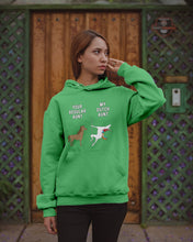 Load image into Gallery viewer, Funny Unicorn Difference Between Your Regular Aunt And My Dutch Aunt Hoodie