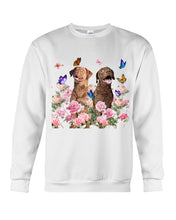 Load image into Gallery viewer, Gift For Dog LoversChesapeake Bay Retriever With Peonies Sweatshirt