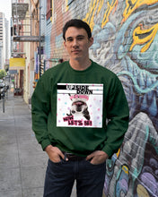 Load image into Gallery viewer, Boston Upside Down Now Let's Be Gift For Dog Lovers Sweatshirt