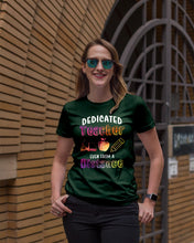 Load image into Gallery viewer, Dedicated Teacher Even From A Distance Special Custom Design Ladies Tee
