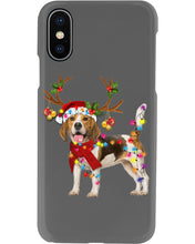 Load image into Gallery viewer, Beagle Gorgeous Reindeer Xmas Lights Gift For Dog Lovers Phone case