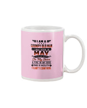 Load image into Gallery viewer, I'm A Grumpy Old Man I Was Born In May With My Heart Mug