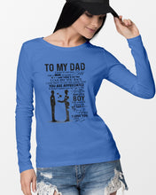 Load image into Gallery viewer, Giving For Dad Let You Know You're Appreciated Custom Design Unisex Long Sleeve