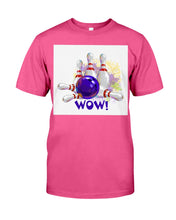 Load image into Gallery viewer, Bowling Wow Color Gift For Bowling Lovers Guys Tee