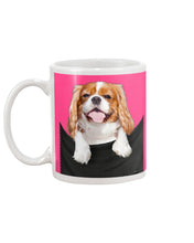 Load image into Gallery viewer, Cavalier King Charles Spaniel In Pocket - Dogs Lovers Gift Mug