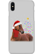 Load image into Gallery viewer, Cute Horse With Santa Hat Lovely Christmas Tree Gift For Horse Lovers Phone case