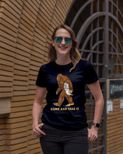 Load image into Gallery viewer, Bigfoot Come And Take It Simple Custom Design Ladies Tee