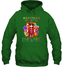 Load image into Gallery viewer, I Am Just An Old Lady Was Your First Mistake Hippie Hoodie
