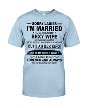 Load image into Gallery viewer, I'm Married To June Freaking Sexy Wife Trending For Birthday Gift Guys Tee