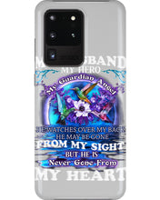 Load image into Gallery viewer, Hummingbird My Husband My Guardian Angel Gift For Angel Husband Phone case