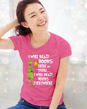 Load image into Gallery viewer, I’ll Read Book Everywhere Great Gift For Book Lovers Ladies Tee