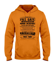 Load image into Gallery viewer, Fils Gâté J'ai Été Élevé PẢ Une Maman Incroyable En Septembre Hoodie