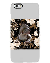 Load image into Gallery viewer, Gift For Dog Lovers Pitbull Bright Peonies Phone case