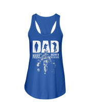 Load image into Gallery viewer, Daughter's Best Friend Son's Partner In Crime Special Custom Design Ladies Flowy Tank
