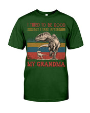 Load image into Gallery viewer, Grandma Gift For Grandson I Tried To Be Good But I Take After Guys Tee