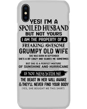 Load image into Gallery viewer, A Soiled Husband Of A September Freaking Awesome Wife Birthday Gift Phone case