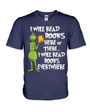 Load image into Gallery viewer, I’ll Read Book Everywhere Great Gift For Book Lovers Guys V-Neck