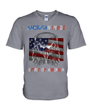 Load image into Gallery viewer, Eagle American Pride Spirit Of America Gift For American People Guys V-Neck