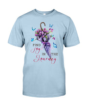 Load image into Gallery viewer, Butterflies Find Joy In The Journey Gift For Daughter Guys Tee