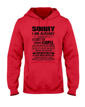 Load image into Gallery viewer, I'm Already Taken By September Sexy And Crazy Girl For Birthday Gift Hoodie