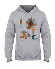 Load image into Gallery viewer, Love Trucker Simple Unique Custom Design For Personalized Job Gift Hoodie