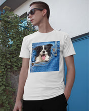 Load image into Gallery viewer, Border Collie In Denim Pocket Gift For Dog Lovers Guys Tee