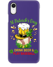 Load image into Gallery viewer, Baseball Drink Beer Day St Patrick's Day Gift For Baseball Lovers Phone case