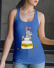 Load image into Gallery viewer, Funny Donkey Anti Depressant Meaning Gift For Women Ladies Flowy Tank