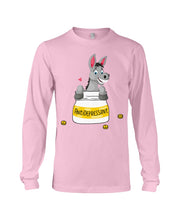 Load image into Gallery viewer, Funny Donkey Anti Depressant Meaning Gift For Women Unisex Long Sleeve