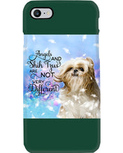 Load image into Gallery viewer, Angels And Shih Tzu Are Not Different Gift For Dog Lovers Phone case