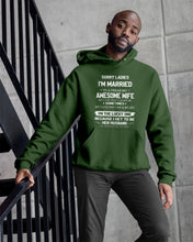 Load image into Gallery viewer, Gift For Husband I'm The Lucky One Because I Get To Be Her Husband Hoodie
