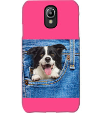 Load image into Gallery viewer, Border Collie In Denim Pocket Gift For Dog Lovers Phone case
