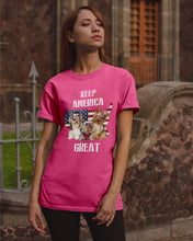 Load image into Gallery viewer, Keep America Great Yorkshire Terrier Gift For Dog Lovers Guys Tee