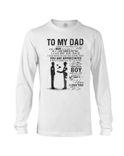 Load image into Gallery viewer, Giving For Dad Let You Know You're Appreciated Custom Design Unisex Long Sleeve