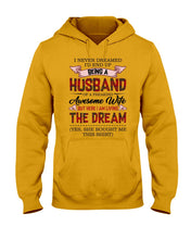 Load image into Gallery viewer, Being A Husband Of An Awesome Wife Gift For Family Plaid Red Hoodie