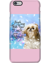 Load image into Gallery viewer, Angels And Shih Tzu Are Not Different Gift For Dog Lovers Phone case