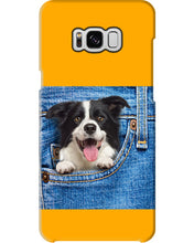 Load image into Gallery viewer, Border Collie In Denim Pocket Gift For Dog Lovers Phone case