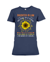Load image into Gallery viewer, Daughter-in-law A Soul Of A Witch Fire Of A Lioness Ladies Tee