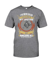 Load image into Gallery viewer, Mamasaurus Rex Is My Favorite Special Custom Design Guys Tee