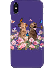 Load image into Gallery viewer, Gift For Dog LoversChesapeake Bay Retriever With Peonies Phone case