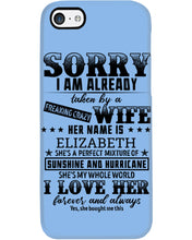 Load image into Gallery viewer, Gift For Husband I Love Here Forever And Always Phone case