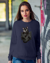 Load image into Gallery viewer, Cat In Your Front Pocket Perfect Gift For Friends Who Loves Cat Sweatshirt