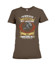 Load image into Gallery viewer, Mamasaurus Rex Is My Favorite Special Custom Design Ladies Tee