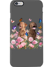 Load image into Gallery viewer, Gift For Dog LoversChesapeake Bay Retriever With Peonies Phone case