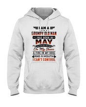 Load image into Gallery viewer, I'm A Grumpy Old Man I Was Born In May With My Heart Hoodie