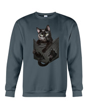 Load image into Gallery viewer, Cat In Your Front Pocket Perfect Gift For Friends Who Loves Cat Sweatshirt