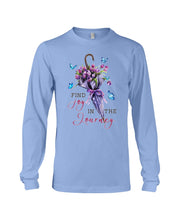 Load image into Gallery viewer, Butterflies Find Joy In The Journey Gift For Daughter Unisex Long Sleeve